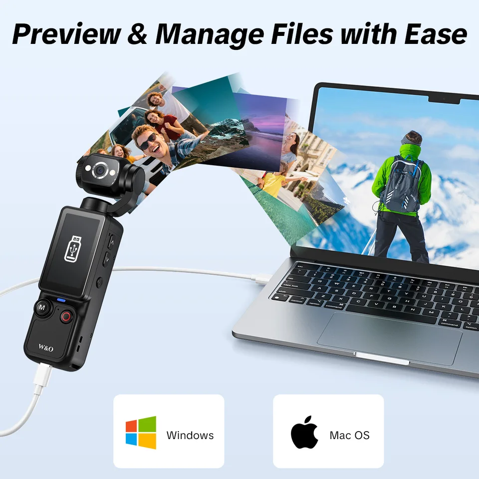 Portable Handheld Digital Camera, 1 Megapixel Resolution, 16x Digital Zoom, 2.5K Video Recording, 180° Rotating Lens, With Flash, Supports Night Shooting, Autofocus, Landscape/Portrait Modes, Supports 32GB Memory Cards, 2000mAh Battery, image 8