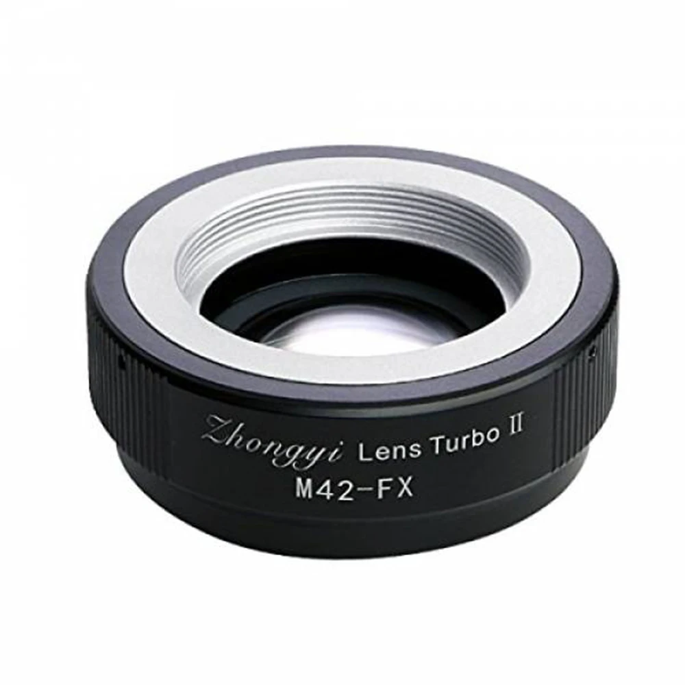 Zhongyi Lens Turbo FD/M42-FX II Adapter Reduce Focus for M42 FD Mount lens to FUJIFILM X XT3 S1 XT4 XT5 Lens Adapter