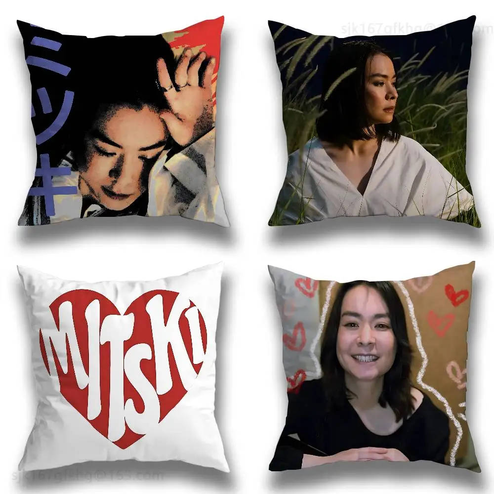 

Singer Mitski pillowcase casual style decoration, suitable for home decoration (excluding pillow core)