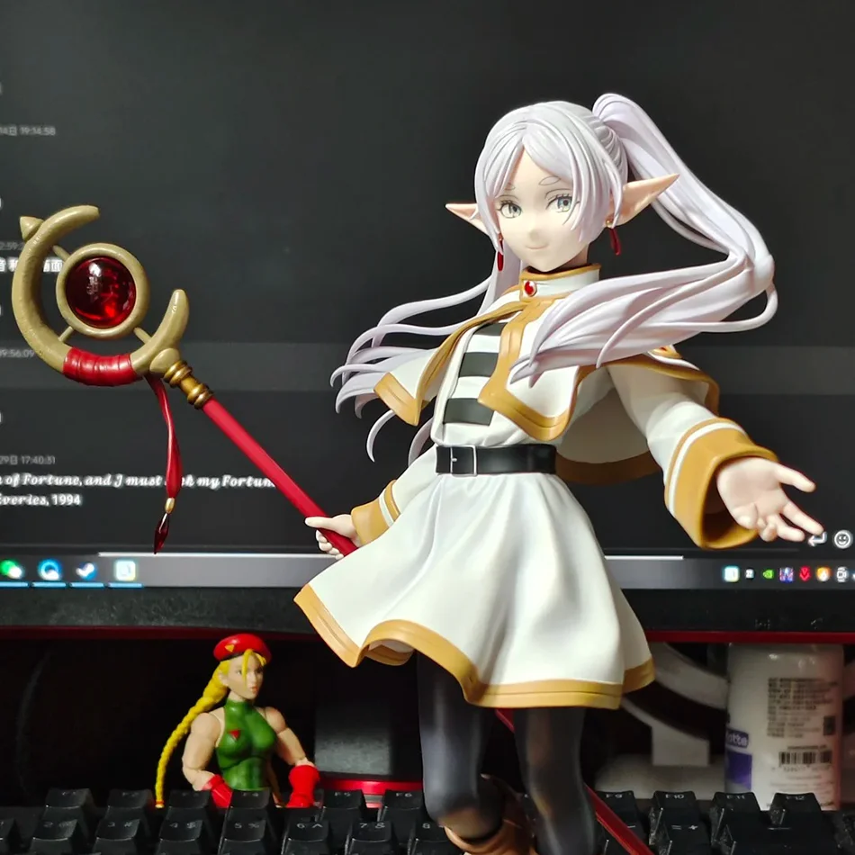 21 سنتيمتر فريرين: ما وراء نهاية الرحلة فريرين أنيمي فتاة الشكل فريرين عمل الشكل سوسو نو فريرين تمثال نموذج ألعاب الدمى #3