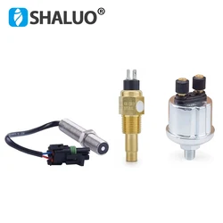 Diesel Generator VDO Water Temperature Sensor 1/8NPT 10Bars Oil Pressure Sensor Magnetic Pickup MPU Engine Speed Sensor 3034572