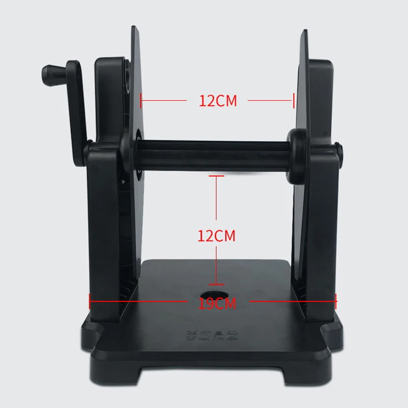 Picture 6: Label Rewinder Hand Crank Printer External Barcode Paper Holder Manual Winder Large Roll Label Holder Stent Universal