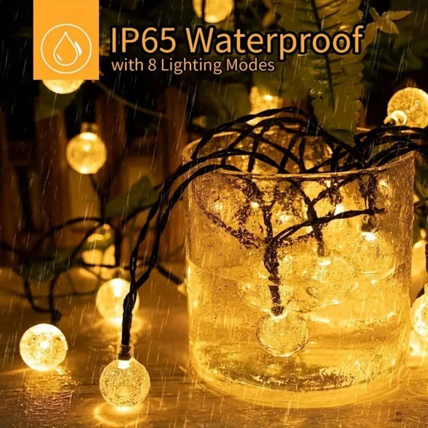 New Enhance your outdoor adventures with these Waterproof Decorative LED Solar Bubble Ball Lamps. Featuring 20/100 LEDs, these C