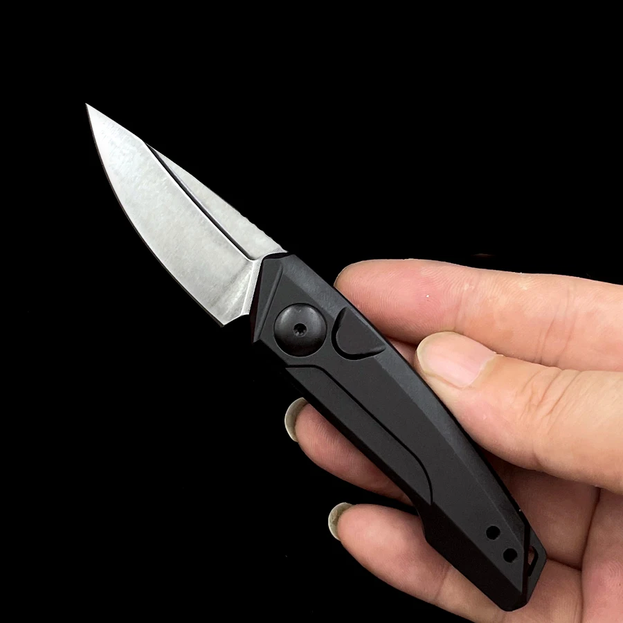 KS 7250 Launch 9 Aluminum Alloy 154CM Folding Knife Outdoor Camping Hunting Pocket EDC Tool Knife