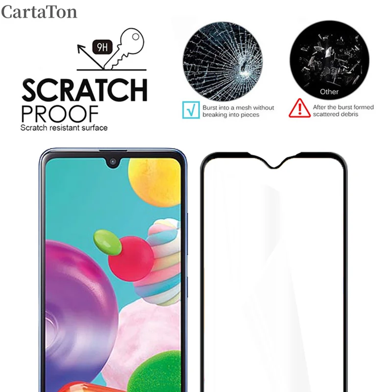 CVetro protettivo a copertura totale per Samsung A20 A20s A20e e s pellicola salvaschermo su sam Galaxy A20E a 20s 20e 20pellico