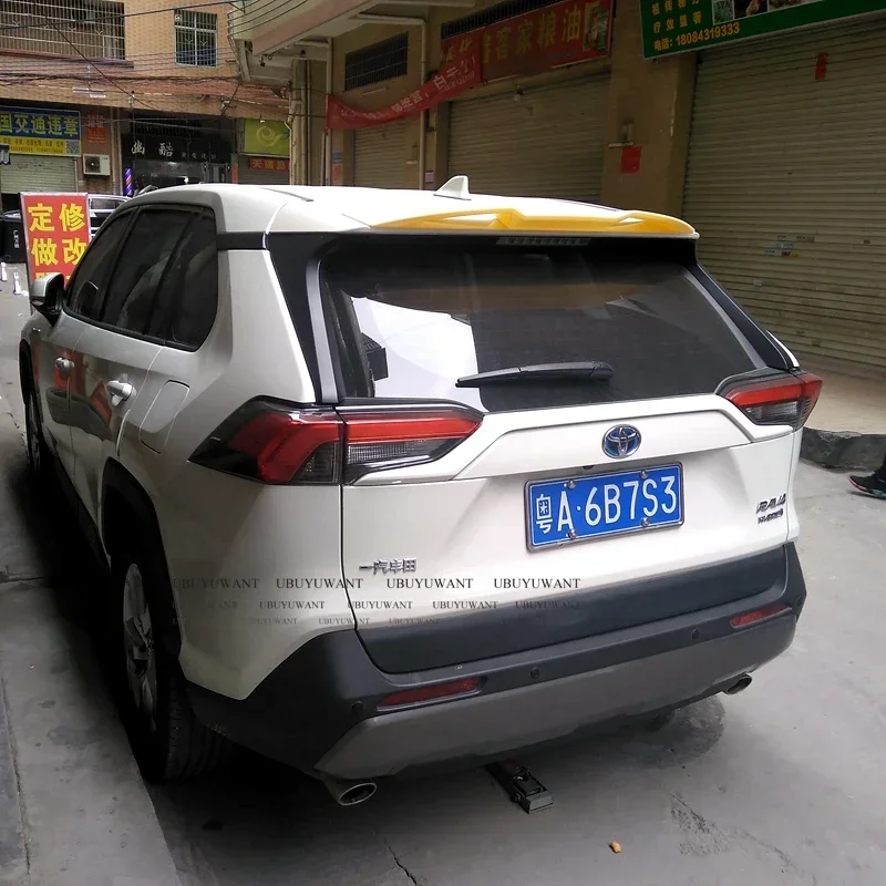 For Toyota RAV4 RAV 4 New Spoiler 2020 High Quality ABS Material Car Rear Wing Lip Spoiler