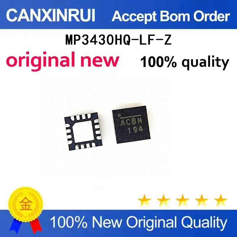 

(5-100 Pieces) Brand new original MP3430HQ-LF-Z packaged QFN-16 battery management chip IC
