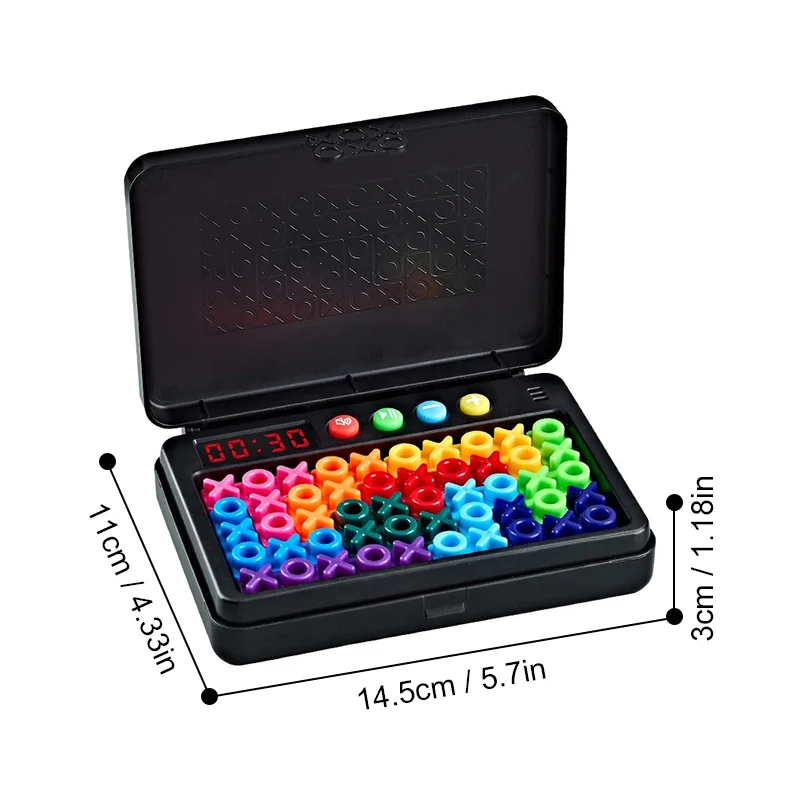 KNYYSECQ Smart XO Puzzle Children's Puzzle Toy Logic Thinking Challenge Toy Parent Child Interactive Game Early Education Gift view 6