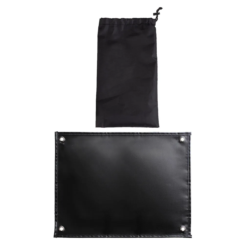 بطانية حريق مقاومة للحرارة من الألياف الزجاجية حصيرة مقاومة للحريق للمطبخ والشواية والتخييم والسيارة والسلامة في حالات الطوارئ متعددة الوظائف #4