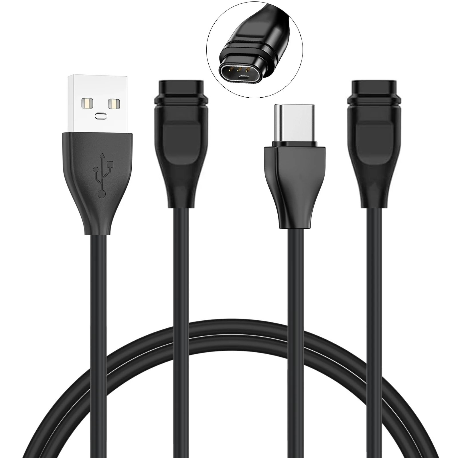 USB Charger Cable for Coros Watch Type-C Charging Adapter Compatible with Coros Pace2/3/Apex/Apex 2/Apex pro/Apex 2 pro/Vertix2