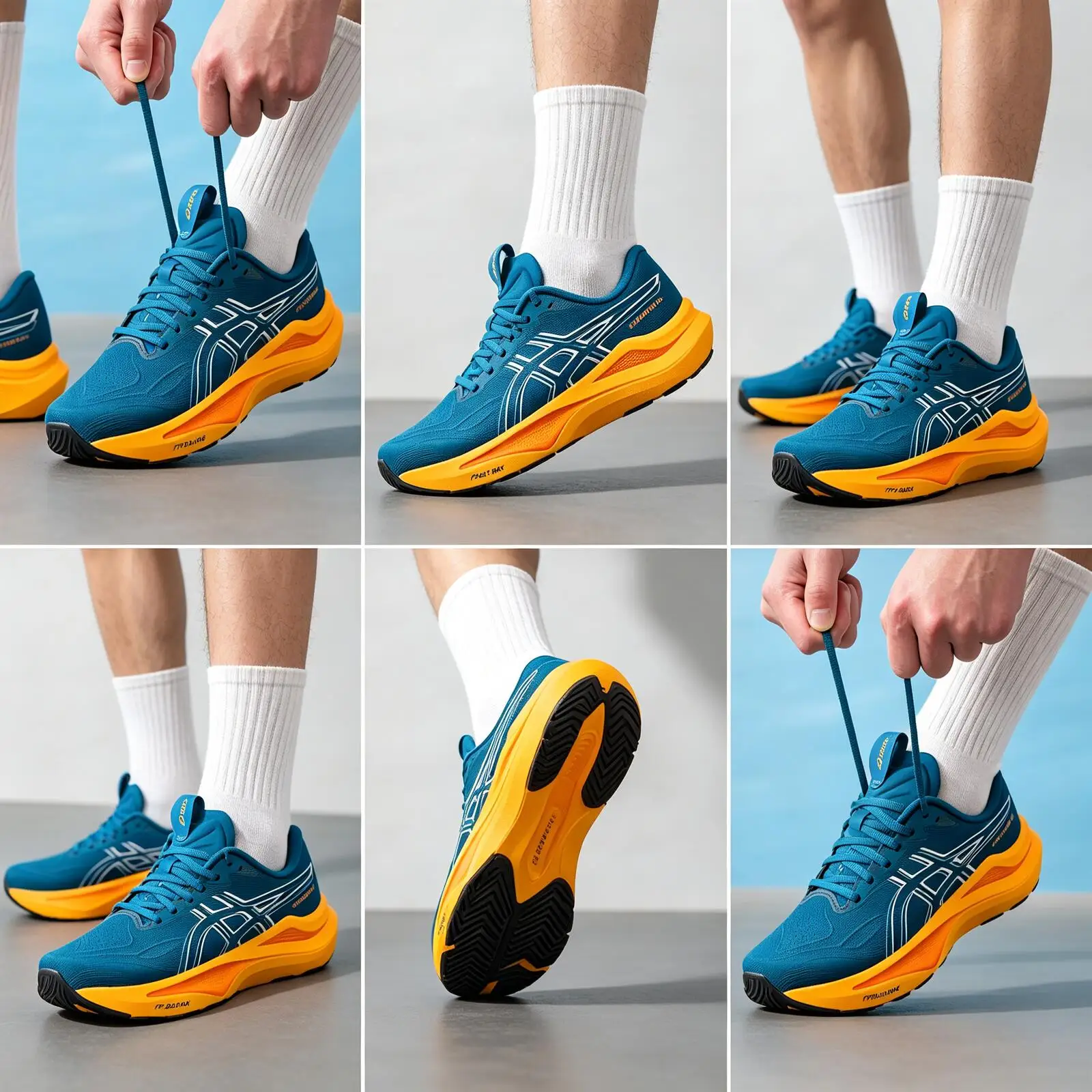 ASICS Men GT-2000 14 Stable Support Breathable Mesh Cushion Running Sneakers 1011C056-404
