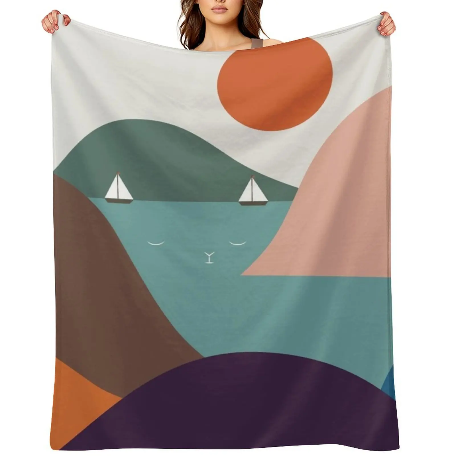 

Cat Landscape 12 Throw Blanket Blankets For Baby Sofa Bed Fashionable Fashion Sofas Blankets