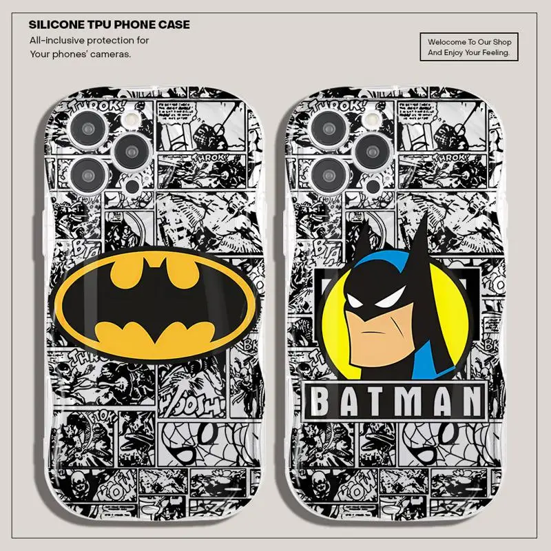 B-Batman Hero Logo Phone Case for Apple iPhone 15 Pro Max 13 14 Plus 12 11 Pro MAX Matte