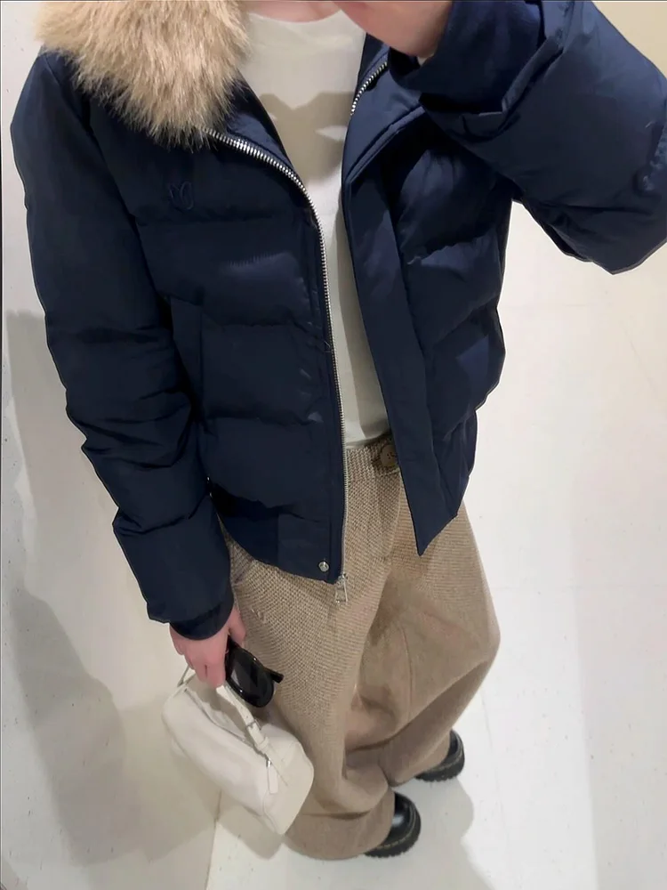 RORORIRI Khaki High Waisted Trousers for Fall Winter Office Lady Suit Pants Straight Leg Casual Pants Floor Length Solid Slacks