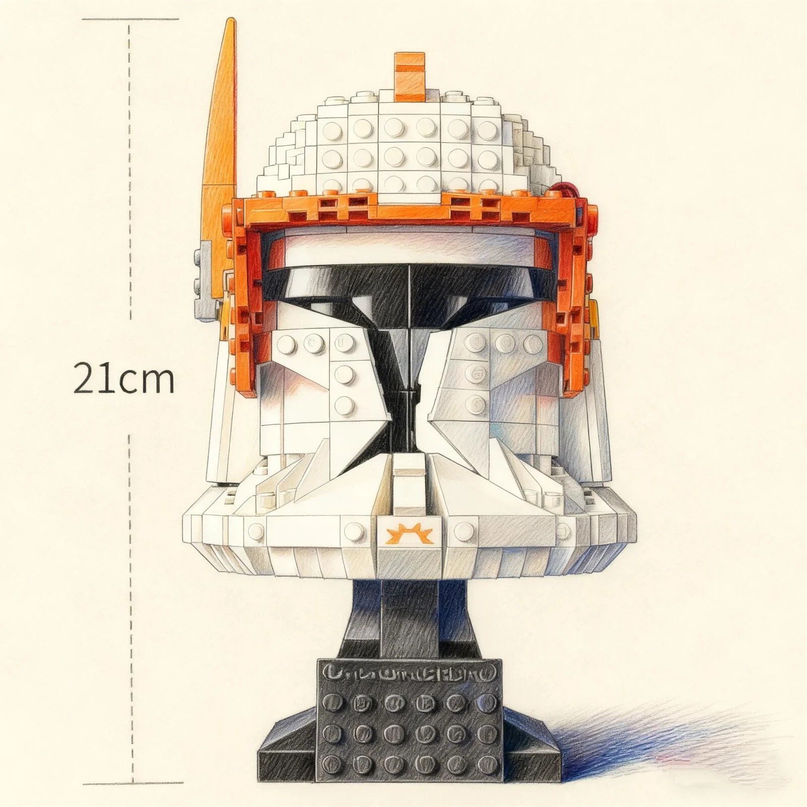 766 قطعة نجمة بين النجوم الصراع سفينة الفضاء استنساخ قائد كودي خوذة 75350 بنة لغز نموذج اللعب هدايا عيد الميلاد