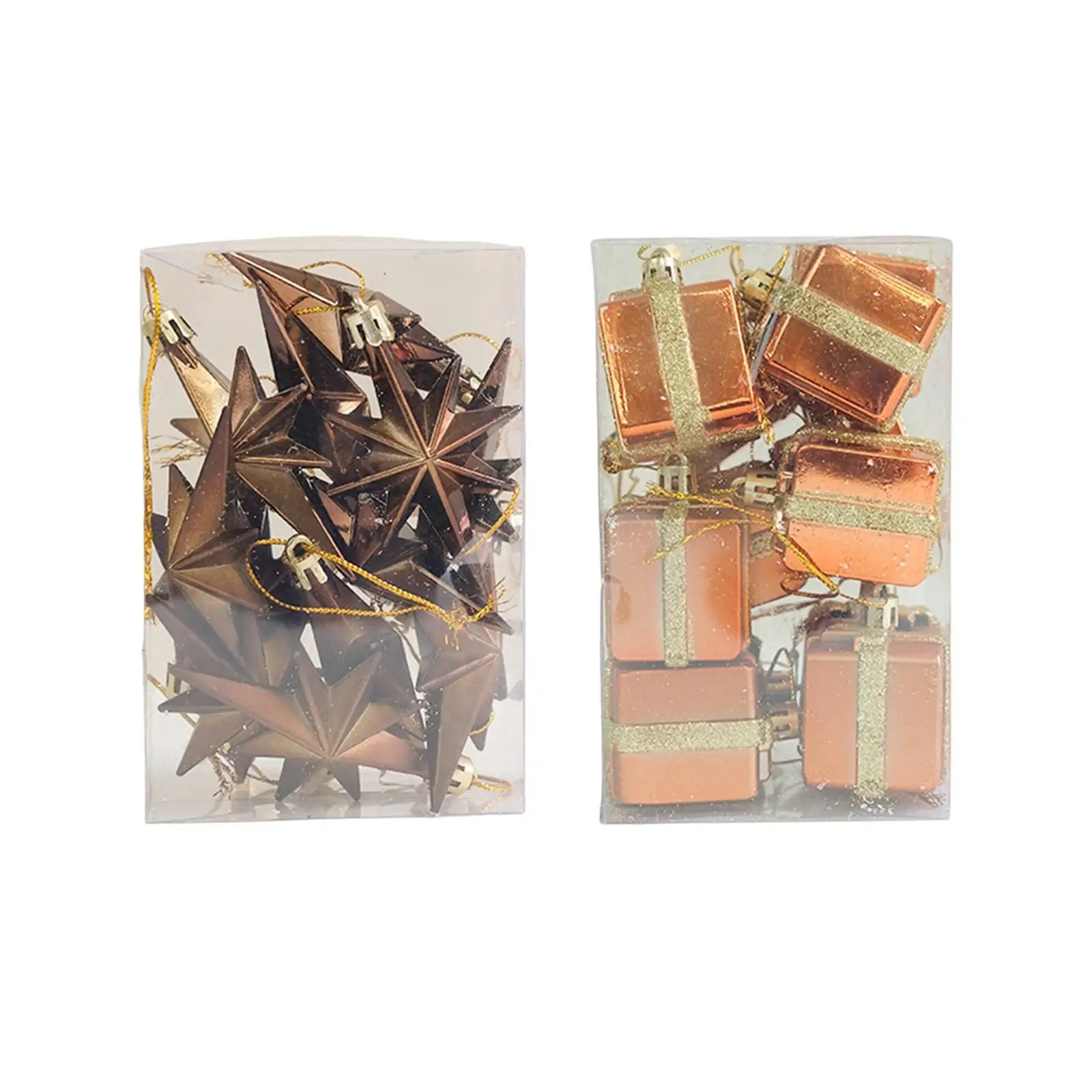 12Pcs Christmas Hanging Pendants Decorations for Holiday Living Room Window