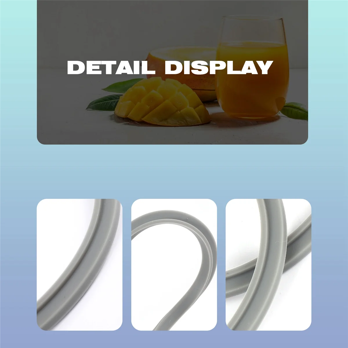 A86I-Replacement Gasket with Lip for Nutribullet Blender Part, 2 Pack Speed Blender Compatible Part