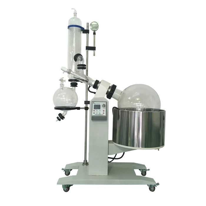 ethanol distillation column vacuum rotary evaporator 50l for lab solvent recovery