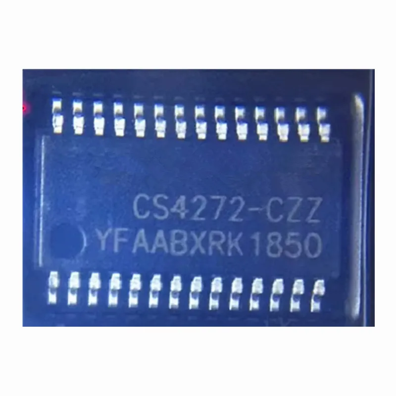 10PCS 100%NEW CS4272-CZZ audio decoder chip CS4272-CZZR surface mount TSSOP-28 is brand new and in stock