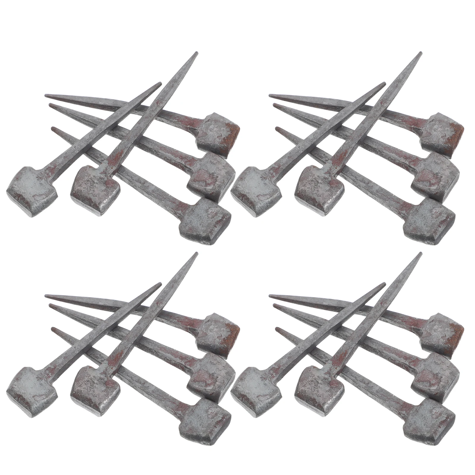 20 قطعة مسامير حدوة الحصان صلابة عالية معدنية حافر الحصان إصلاح صيانة حماية أدوات الفروسية أظافر الحصان #2