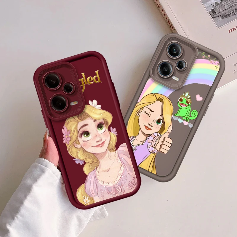 Disney Tangled Cute Eye Ladder For Xiaomi Redmi Note 13 12 12C 11 11S 10 10C 10A 9C 9A Pro 5G Soft Phone Case