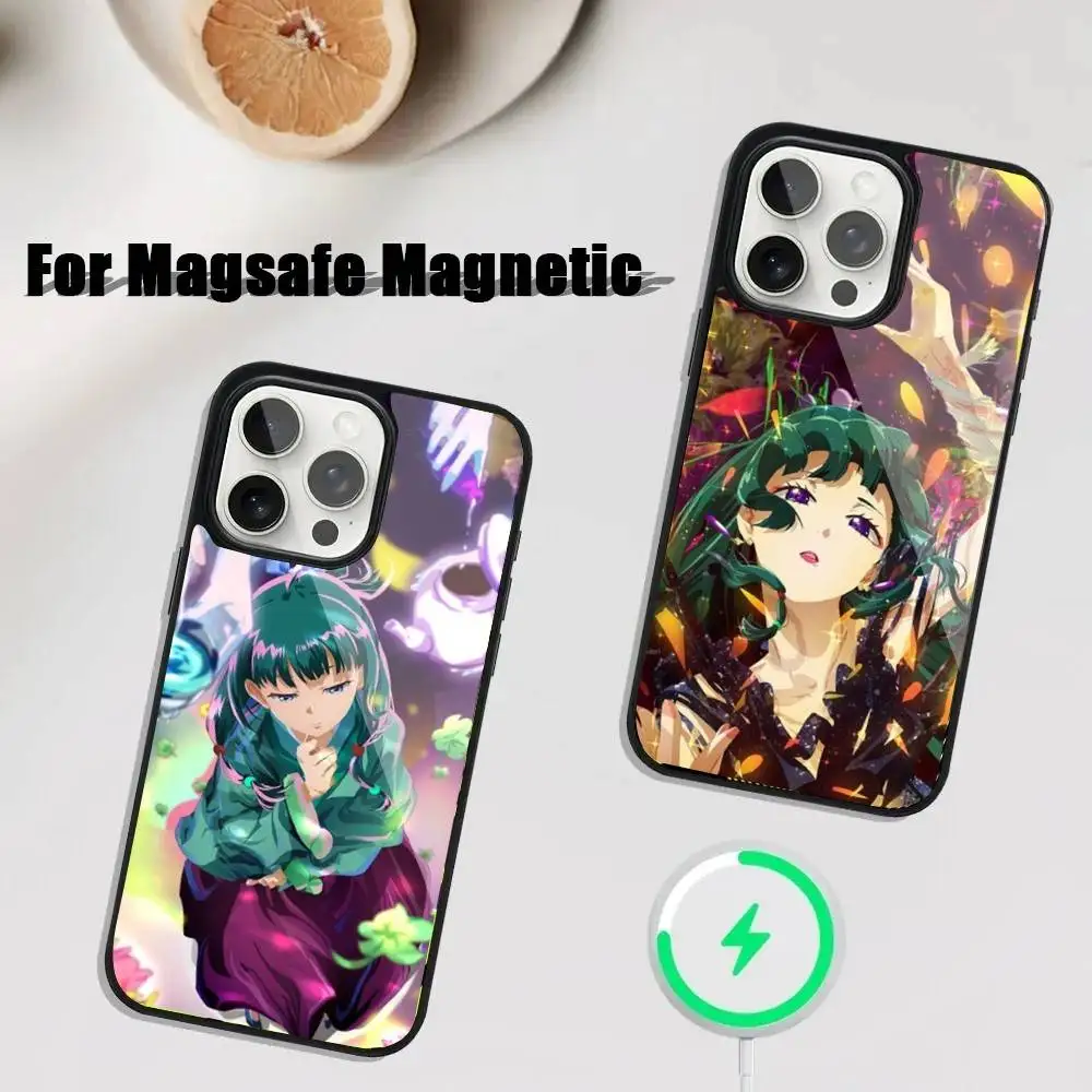 

M-Maomao Cartoon pharmacy Phone Case For iPhone 16,15,14,13,12,11,Plus,Pro,Max Mini Magsafe Magnetic Wireless Charging