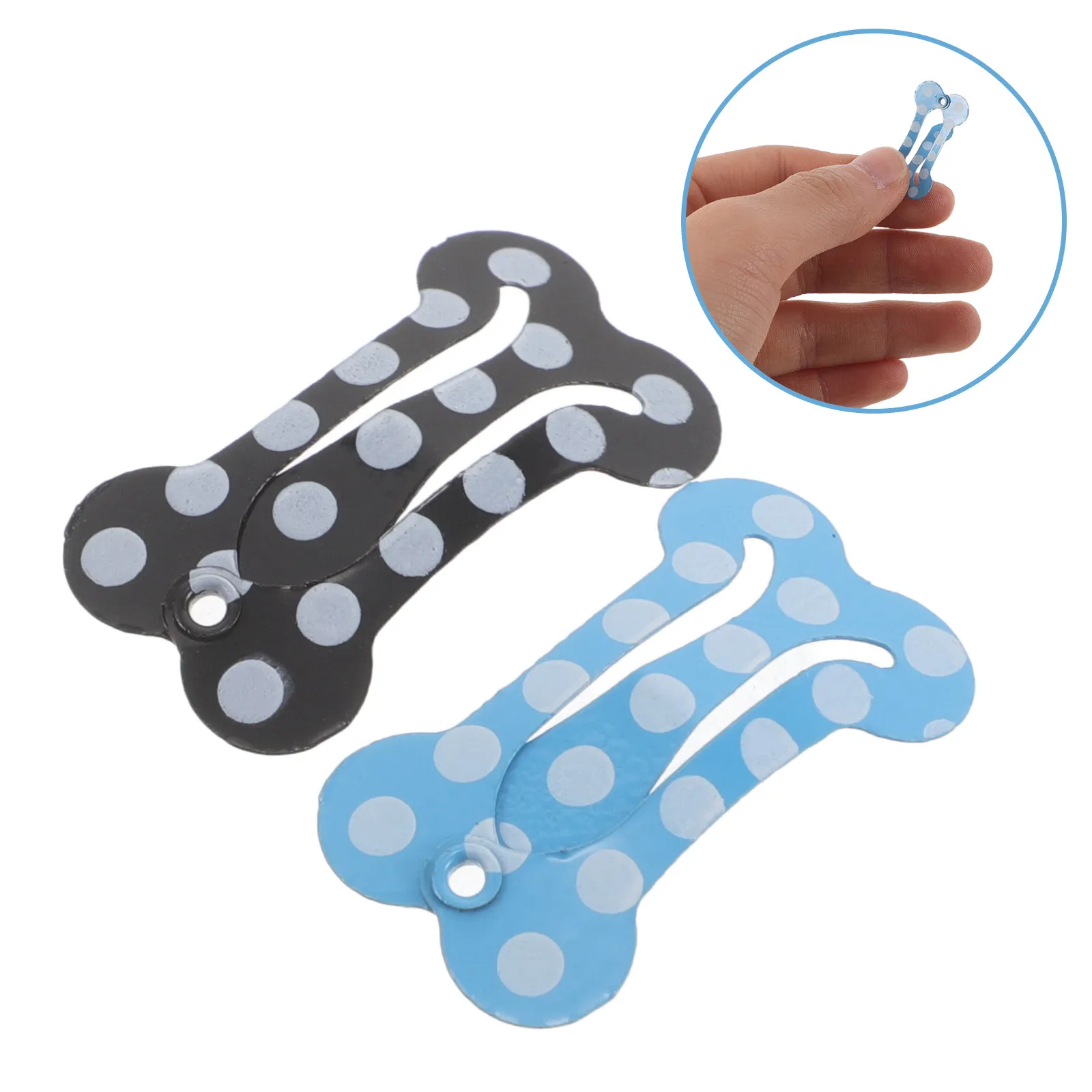 20Pcs Dog Hair Clips Small Bone Shaped Pet Hair Barrettes Puppy Grooming Accessories Cute Decorative Hairpins for Dogs
