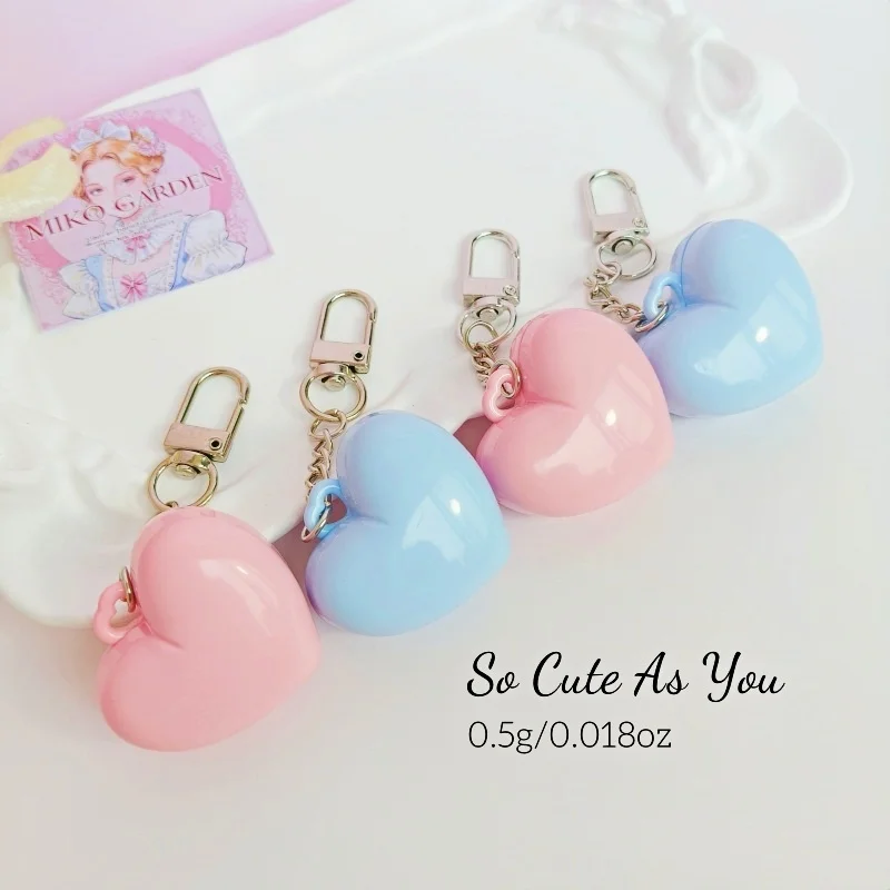 

10pcs 0.5g Heart Shaped Lipstick Jar Pink Blue Subpackage Lipstick Lipmembrane Eye Shadow Powder Packaging Container Girlish