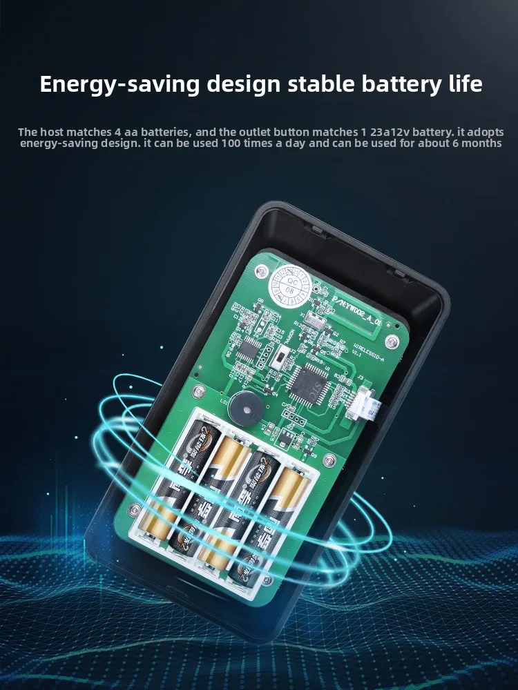 Drahtloses KOB-Zugangskontrollsystem, All-in-One-Gerät, drahtloses Ausweis- und Passwortsperre-Set