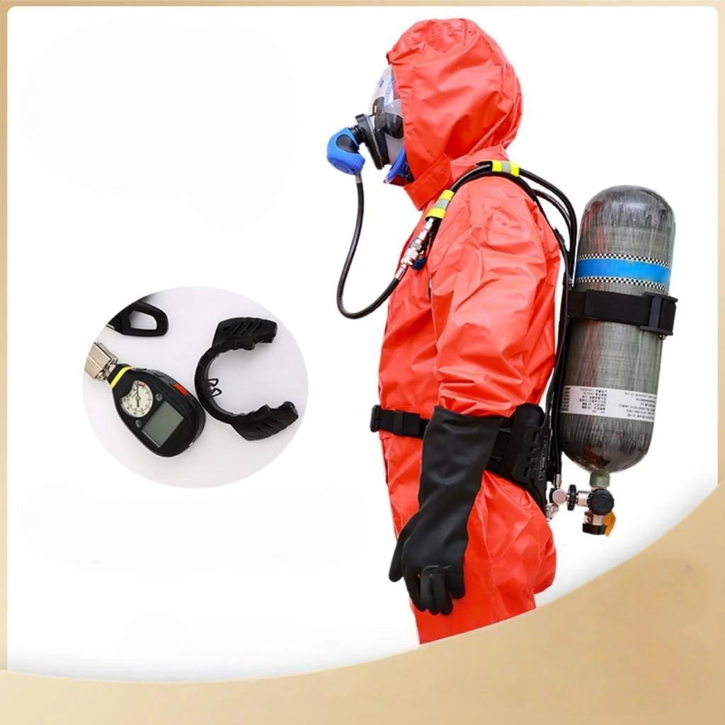 Standard Positive Pressure Fire Air Respirator with 3C Certification Carbon Fiber Rhzk6.8/30 Self-Contained Type