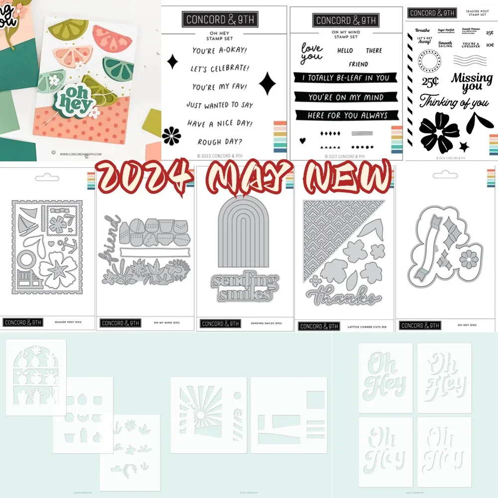 OH HEY BUNDLE Dies Cut Stencils Stamps for DIY Scrapbooking Crafts Maker Photo Album Template Handmade Decoration