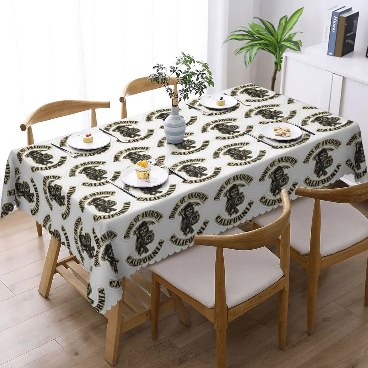 Sons Of Anarchy Samcro Whiskey Tablecloth Restaurant Kitchen Rectangular Tablecloth Festival Party Tablecloth Dining Table Cover