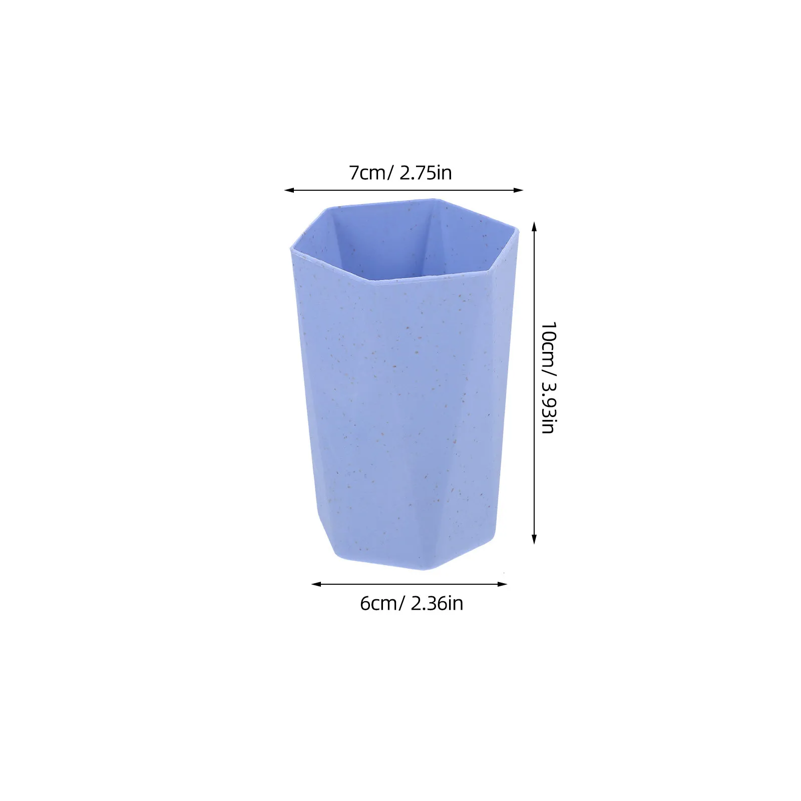 3Pcs Bathroom Toothbrush Cups Practical Design Smooth Surface Travel Use Plastic Mouthwash Cup Holder Mouthwash Cup