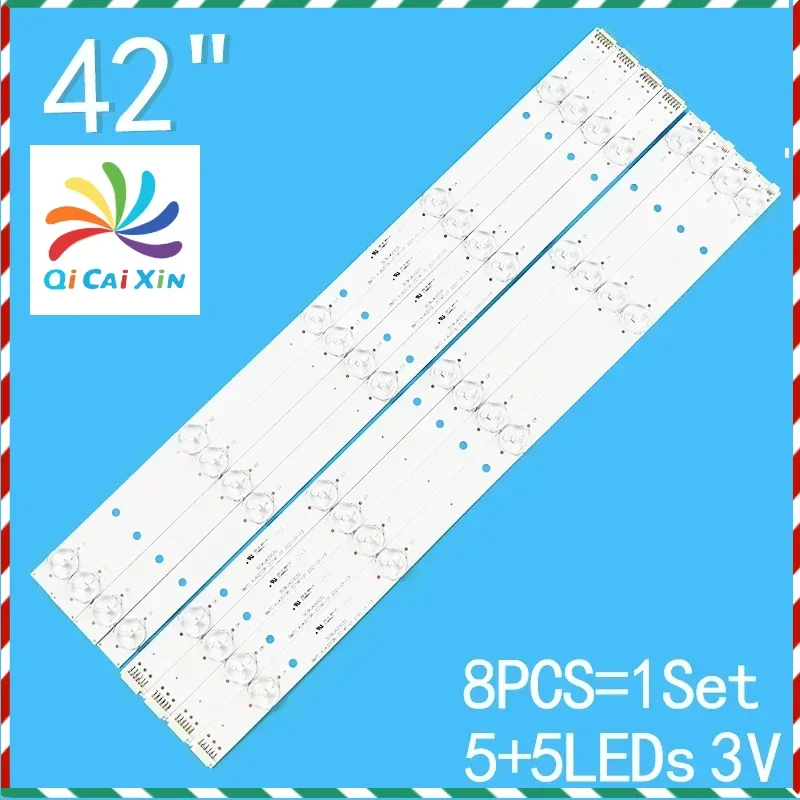 

New 8PCS/lot For 42" TV KJ42D10L-ZC14F-01 303KJ420031 KJ42D10R-ZC14F-01 303KJ420032 Jameson JS-42100 BMTC Backlight strip