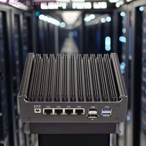 Partaker Fanless Mini PC N150 2.5G 4-Port Soft Router Firewall Support PFSENSE Linux Ubuntu Windows X86 64-bit System