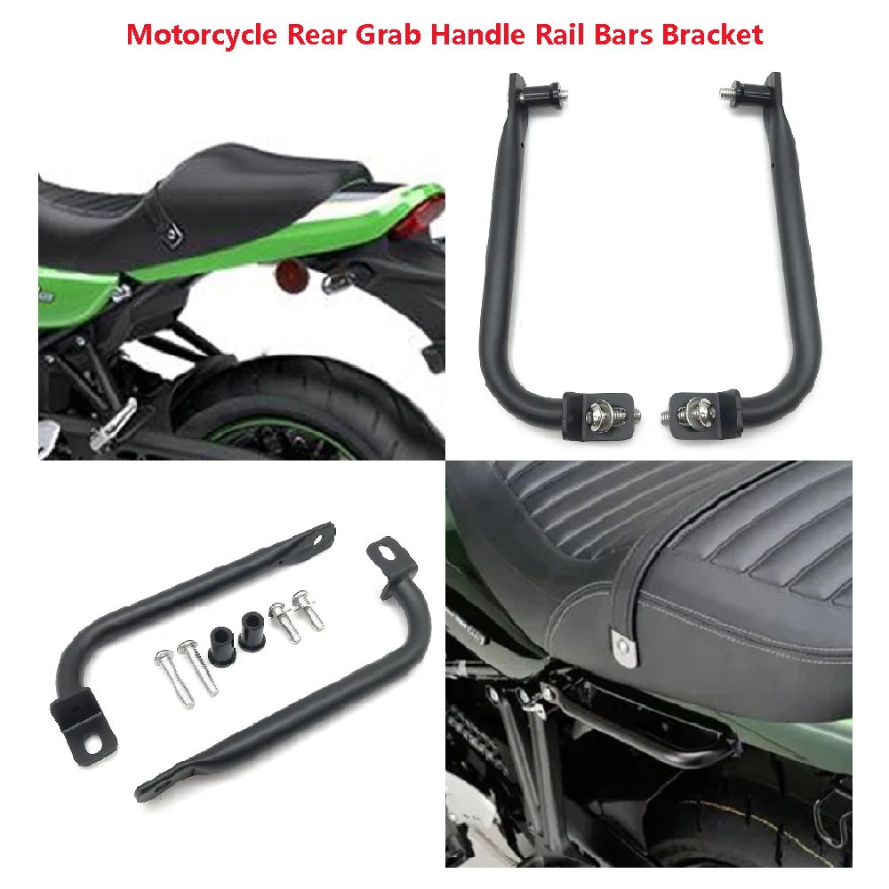 Fits for Kawasaki Z900RS SE Cafe Racer ABS 2020 2021 2022 2023 2024 Motorcycle Rear Passenger Grab Handles Rail Bars Bracket Kit