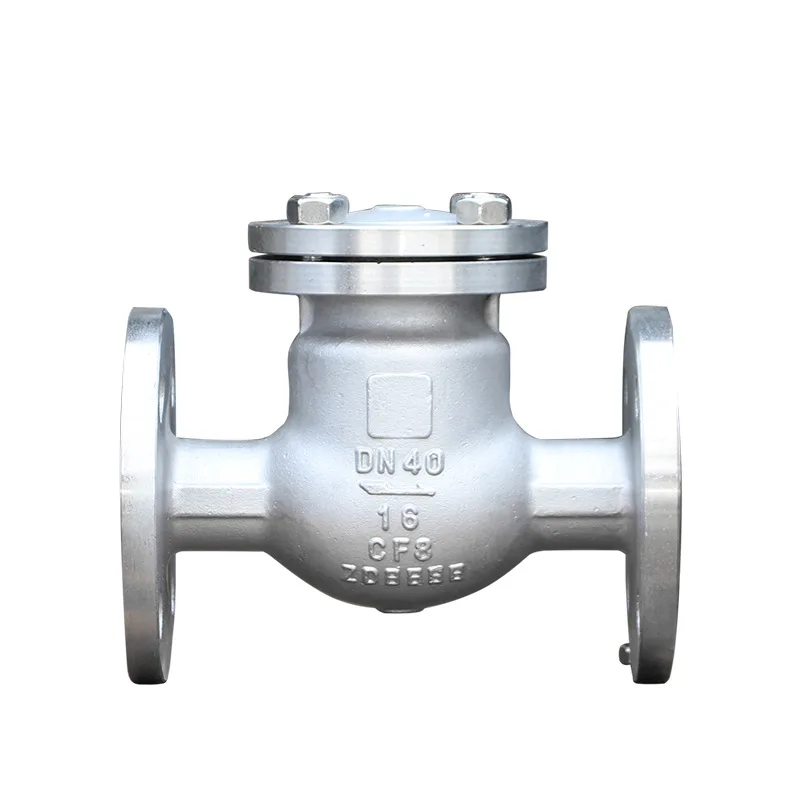 

304 stainless steel swing check valve check valve, industrial pipeline check valve DN50DN200