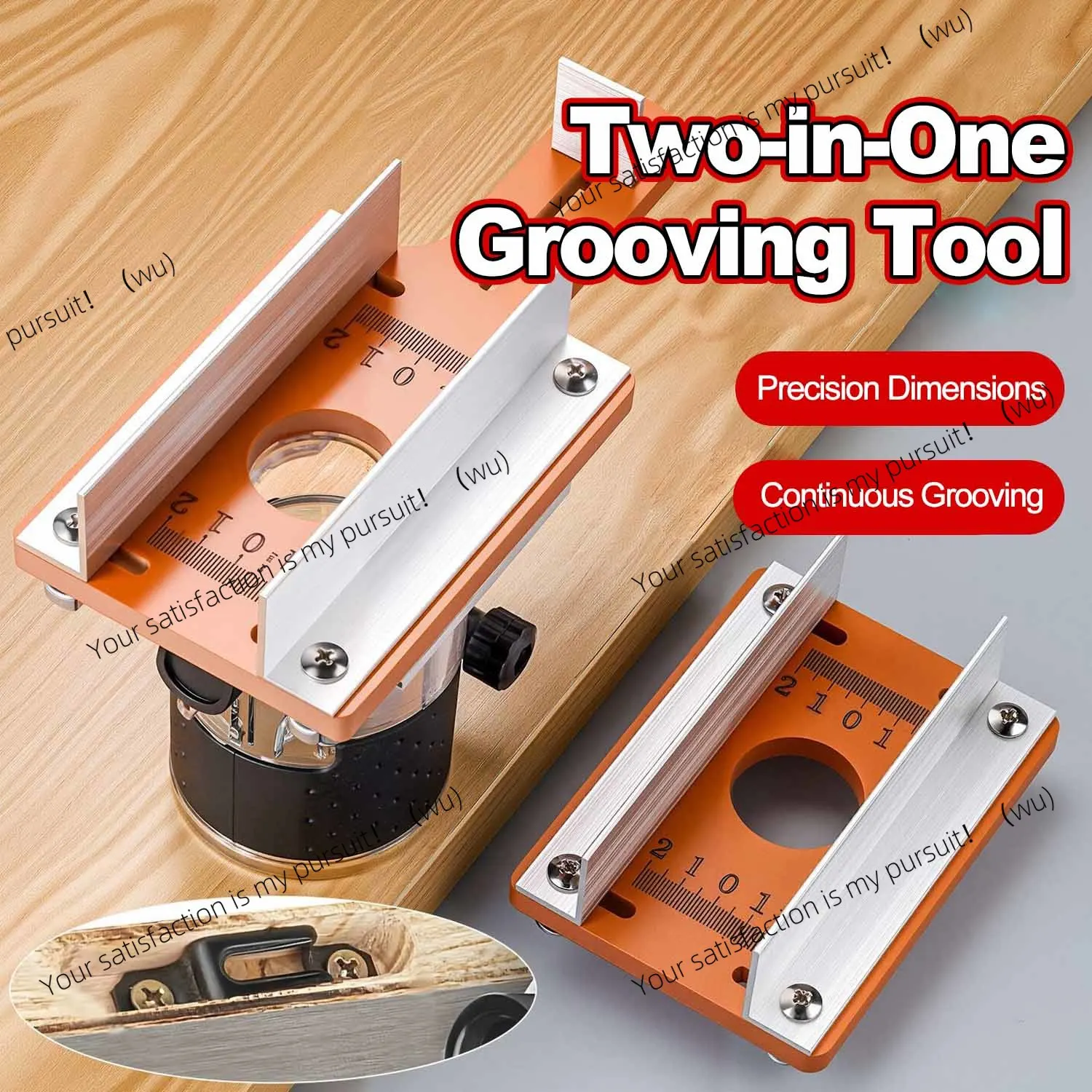Milling machine slotting positioner, precision slotting machine bracket, handheld edge trimming milling curve cutting tool