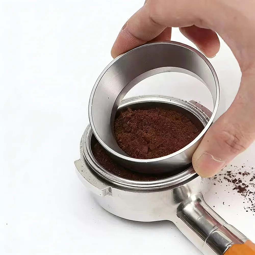 51/58MM Coffee Dosing Ring Barista Tamper Aluminum Portafilterfor Bowl Coffee Powder Espresso Barista Accessories Tools