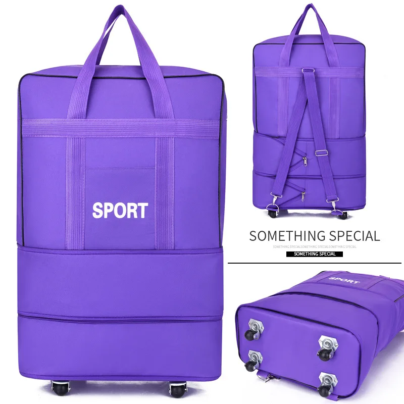 Luggage Travel Bag Large Capacity Universal Wheel Men Women Trolley Case Multifunction Rolling  Suitcase