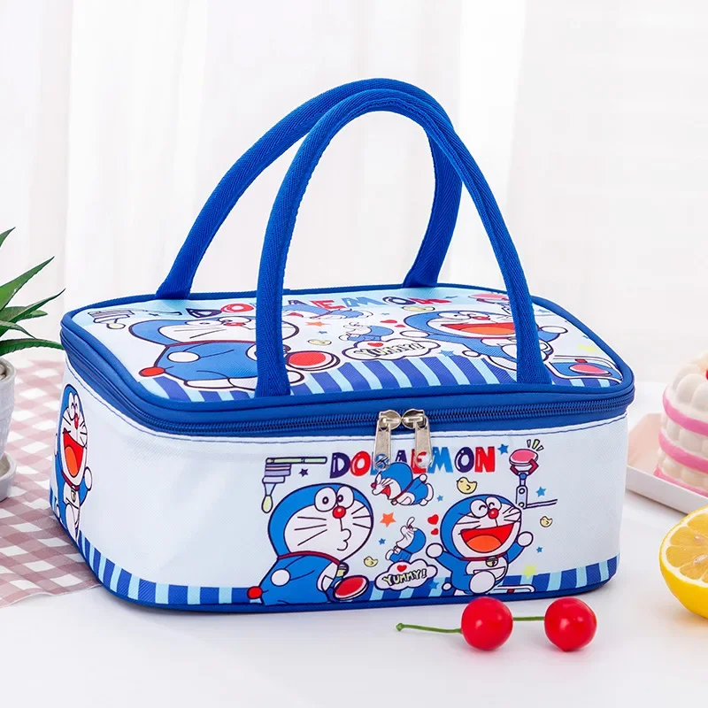 

Doraemon kids Jingle Cat Bento storage Bag Lunch tote Student childre Thermal Lunch Box Bag Boys Girls cartoon cute Handbag