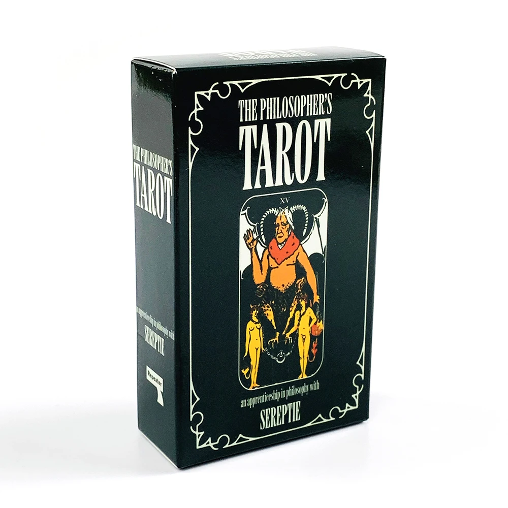 The Philosopher's Tarot Deck 78 Cards English Version Divination Fortune‑Telling Board Game Cards Game for Tarot Collectors