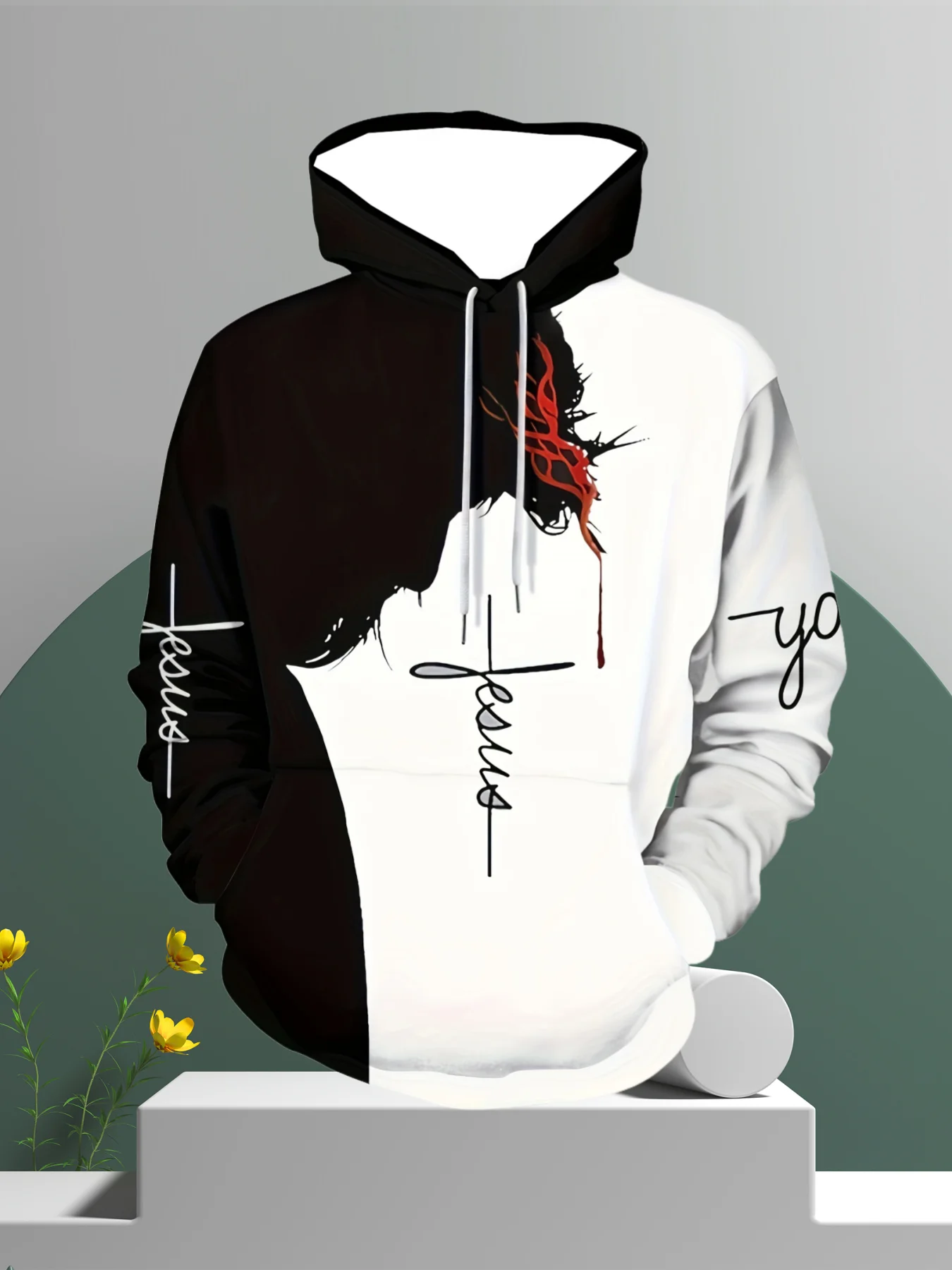 

Новая модная трендовая толстовка с длинными рукавами и принтом, мужская повседневная толстовка, дышащая, быстросохнущая, универсальный свитер с круглым вырезом, мото