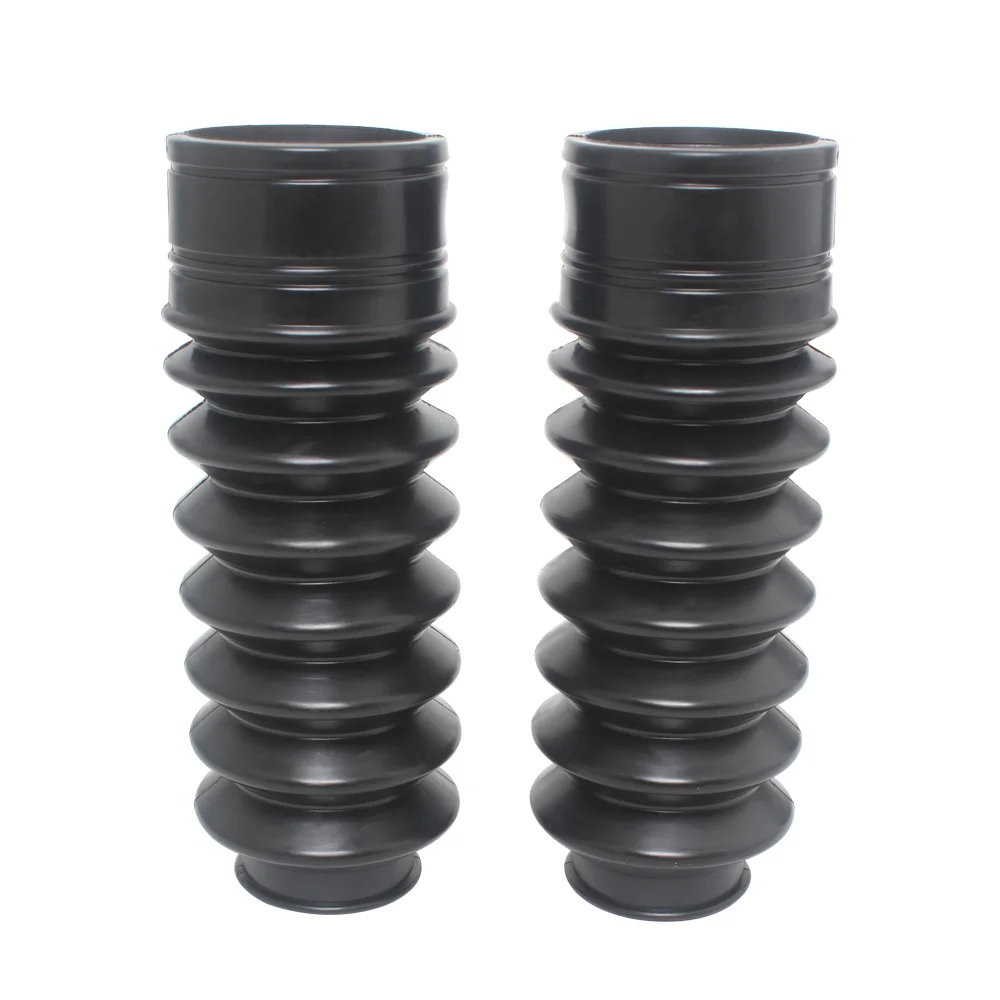 Compatible with Triumph Climber  T100 T120 T900 Motorcycle Front Fork Gaiters Gators Dust Cover Sleeves Rubber Black 1 Pair