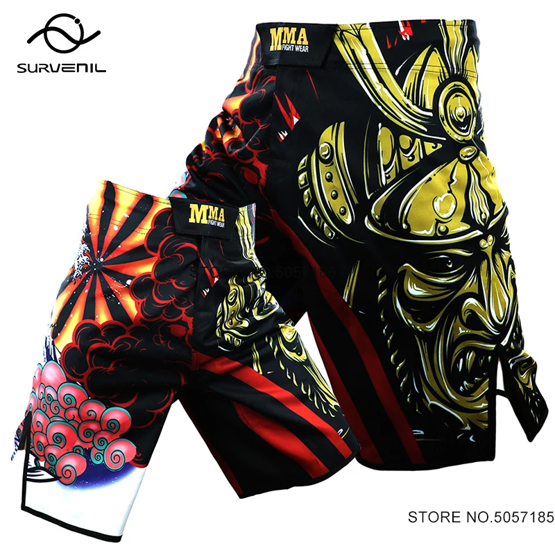 MMA Shorts Sublimated Wrestling Grappling Fight Shorts Men Women Martial Arts Gym Wear Wrestling Kickboxing Boxing BJJ MMA Pants