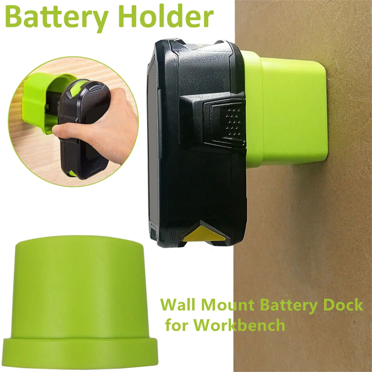 

Machine Holder Battery Storage Rack for 12V-18V P117 Li-ion Battery Wall Mount Tool Bracket Fixing Wall mounted battery holder