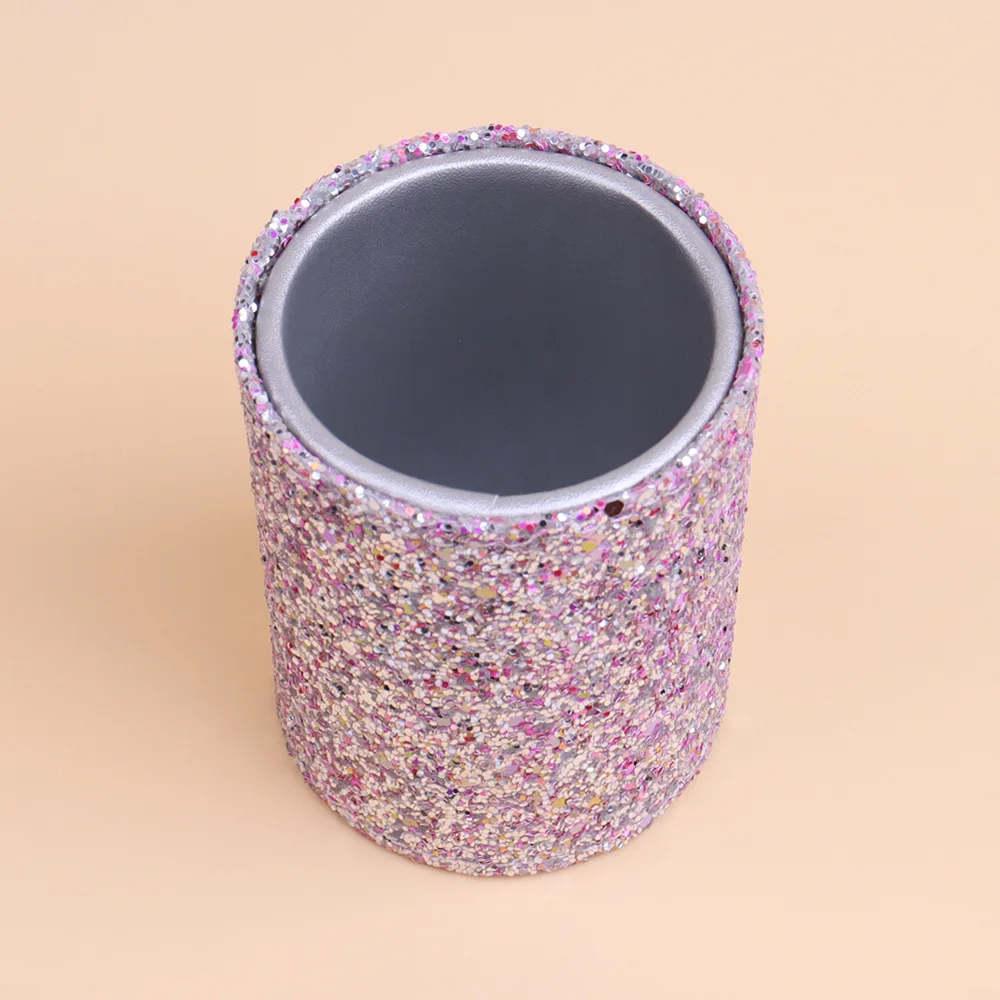 Bling Porta pennelli per trucco multifunzionale Organizzatore Matita per sopracciglia Conservazione Strumenti cosmetici Cilindro di stoccaggio portatile