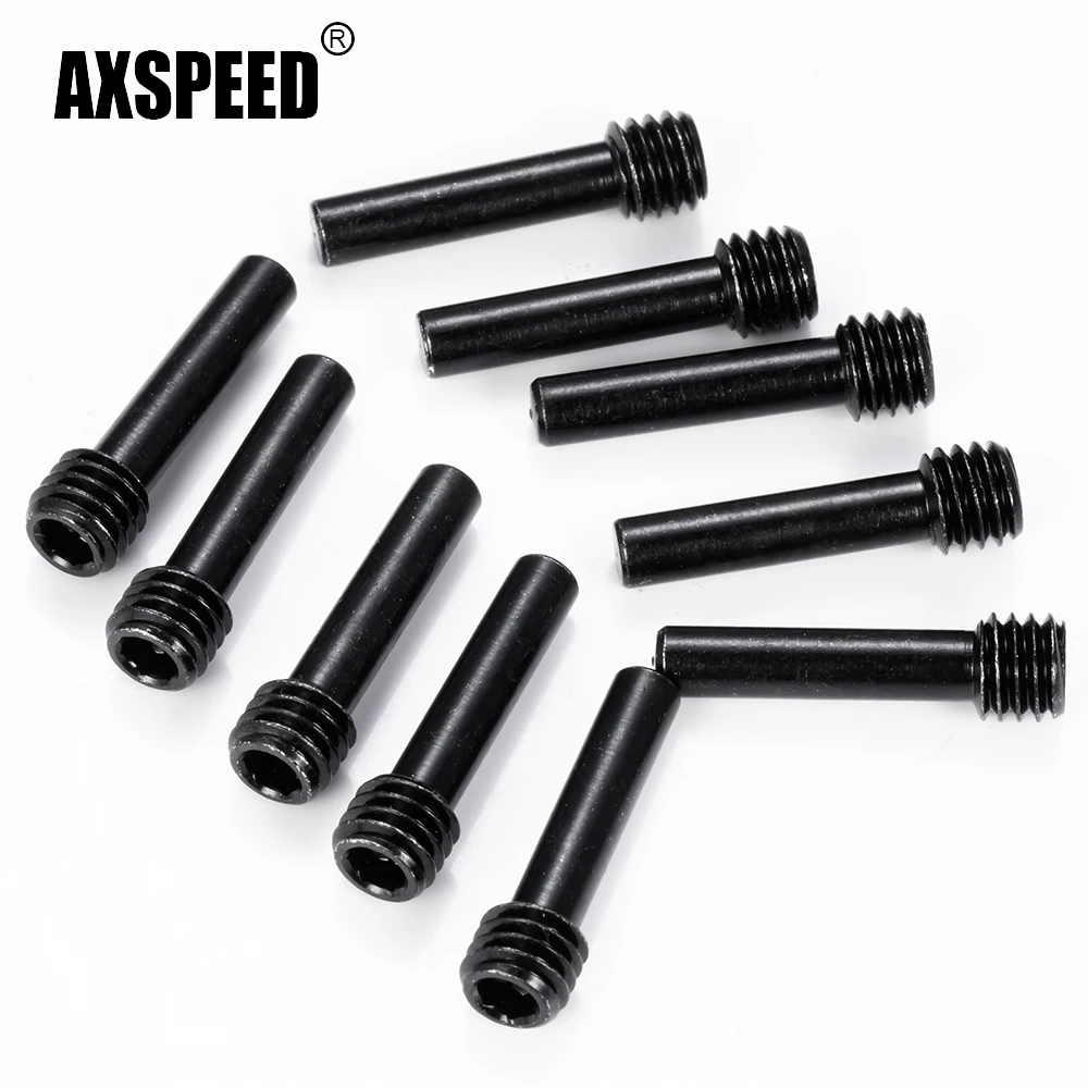 

AXSPEED 10Pcs M6 22mm Drive Shaft Screws for Axial SCX6 AXI05000 Wrangler AXI05001 Trail Honcho 1/6 Off-Road RC Car