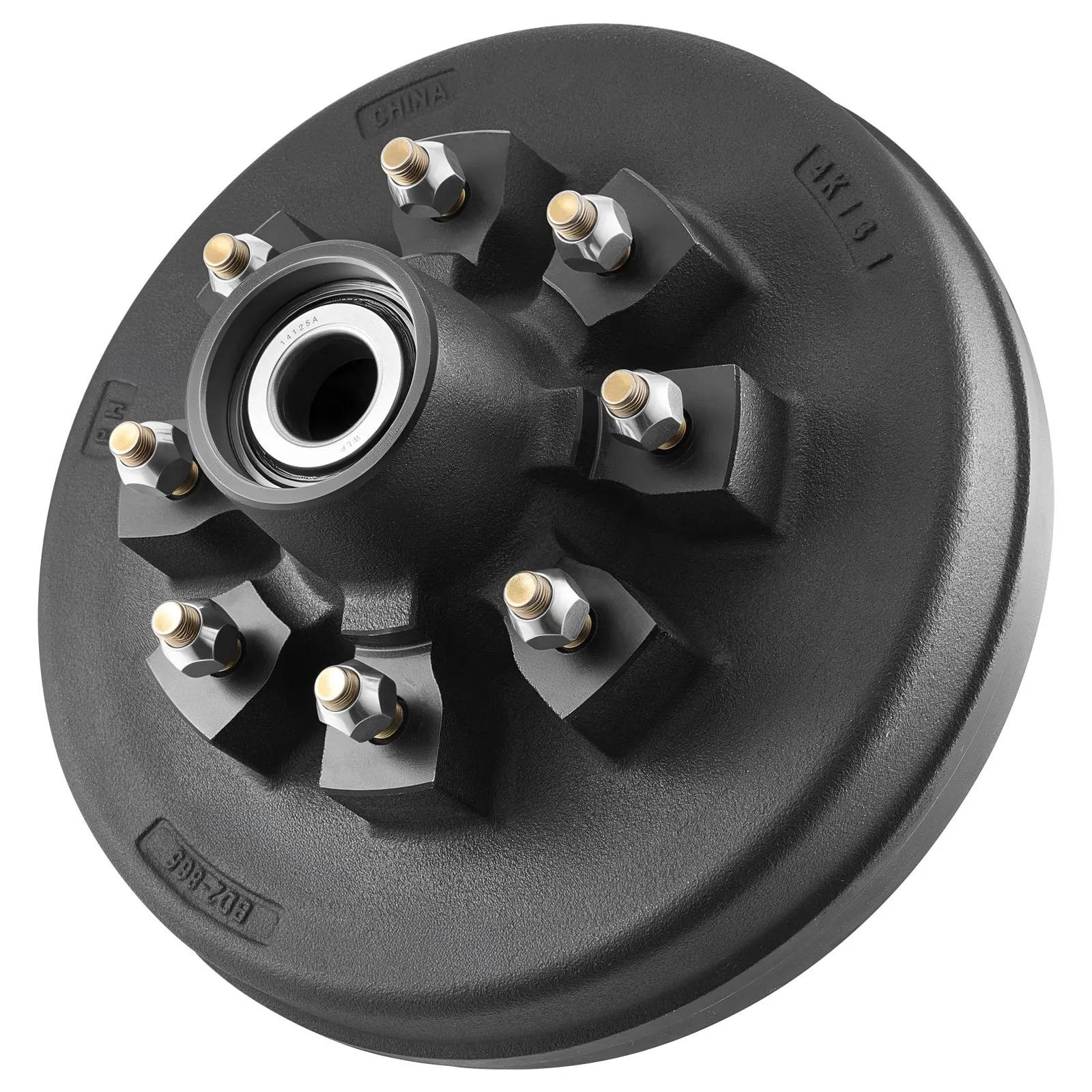 

Electric Trailer Brake Drum, 1 Pack, 8-Hole On 4-Inch Bolt Circle Brake Drum For 7000 Lbs Trailer Axles, Long Service Life,