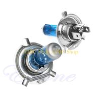 A2BC 2Pcs H4 Halogen Bulb Lamp Car Headlight Lamp Bulb 100W 12V 5000K White Bulbs